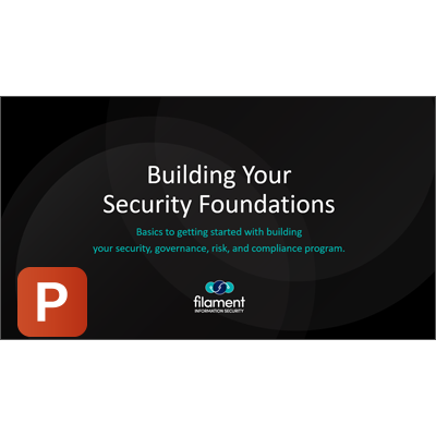 Building Your Security Foundations